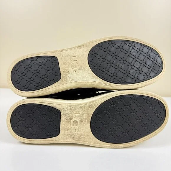 UGG Blaney Crystal High Top Leather Sneakers S/N 1008490 - Picture 11 of 12